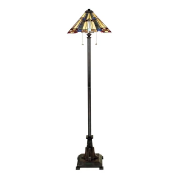 Elstead QZ-INGLENOOK-FL - Lampada da terra INGLENOOK 2xE27/60W/230V