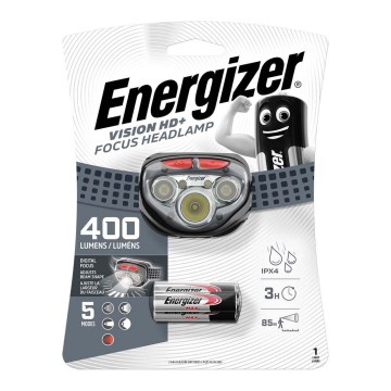 Energizer - Lampada frontale a LED con luce rossa LED/3xAAA IPX4