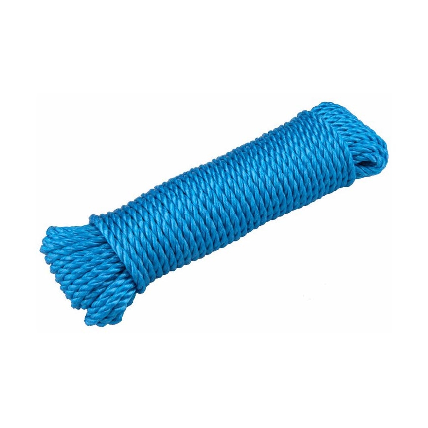 Extol Premium - Cavo a spirale in nylon 6mm x 20m blu