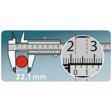 Extol Premium - Scorrevole in metallo misura 0-150 mm