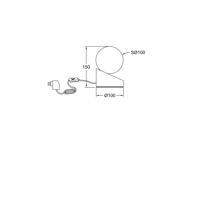 Fabas Luce 3360-30-102 - LED Lampada da tavolo dimmerabile con funzione Touch GRAVITY LED/5W/230V bianco