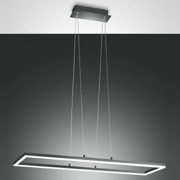 Fabas Luce 3394-43-282 - Lampadario a sospensione con filo LED dimmerabile BARD LED/52W/230V 4000K antracite