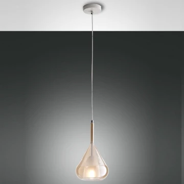 Fabas Luce 3481-40-125 - Lampadario a sospensione con filo LILA 1xE27/40W/230V oro