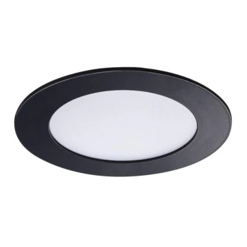 Faretto LED da incasso per bagno ROUNDA LED/6W/230V IP44 nero