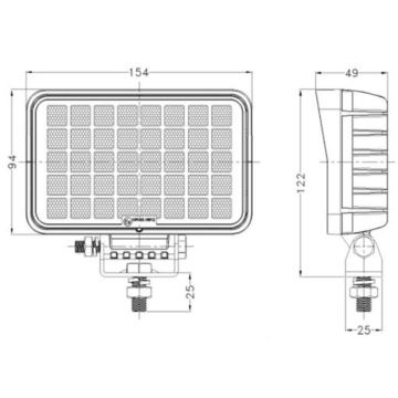 Faretto LED per auto  OSRAM LED/40W/10-30V IP68 5700K