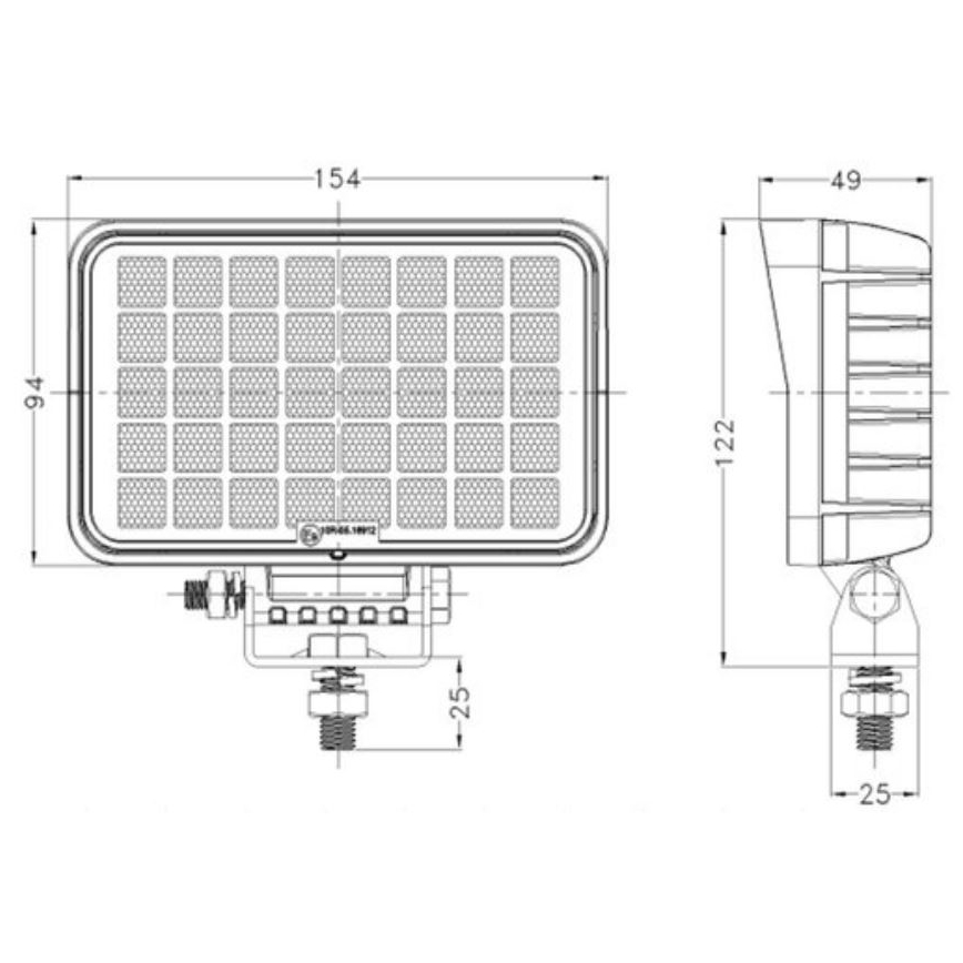 Faretto LED per auto  OSRAM LED/40W/10-30V IP68 5700K