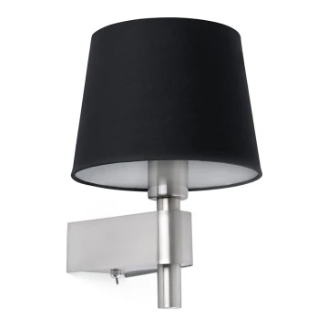 FARO 29975 - Lampada da muro ROOM 1xE27/15W/230V nera