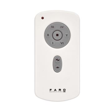 FARO 32027 - Ventilatore da soffitto MINI ETERFAN nero/limpido d.128 cm + telecomando