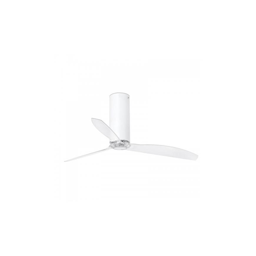 FARO 32034 - Ventilatore da soffitto TUBE FAN bianco/limpido d. 128 cm