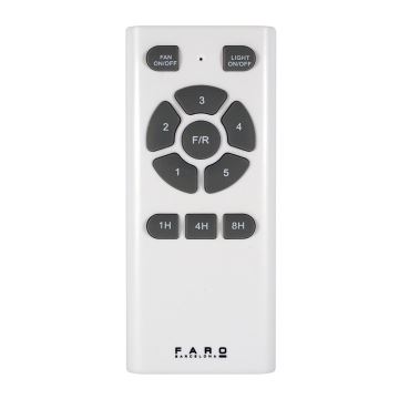 FARO 33397 - Plafoniera LED DISC FAN 2xLED/35W/230V bianco + telecomando