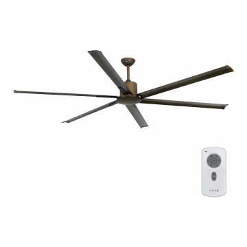 FARO 33462A - Ventilatore da soffitto ANDROS XL marrone + telecomando