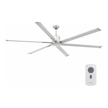 FARO 33465A - Ventilatore da soffitto ANDROS XL cromo opaco + telecomando