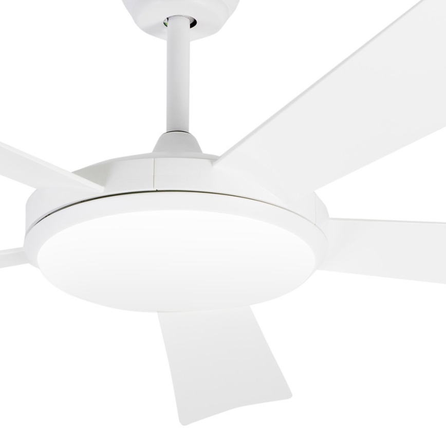 FARO 33803 - Ventilatore da soffitto LED SAONA LED/24W/230V bianco d.132 cm + telecomando