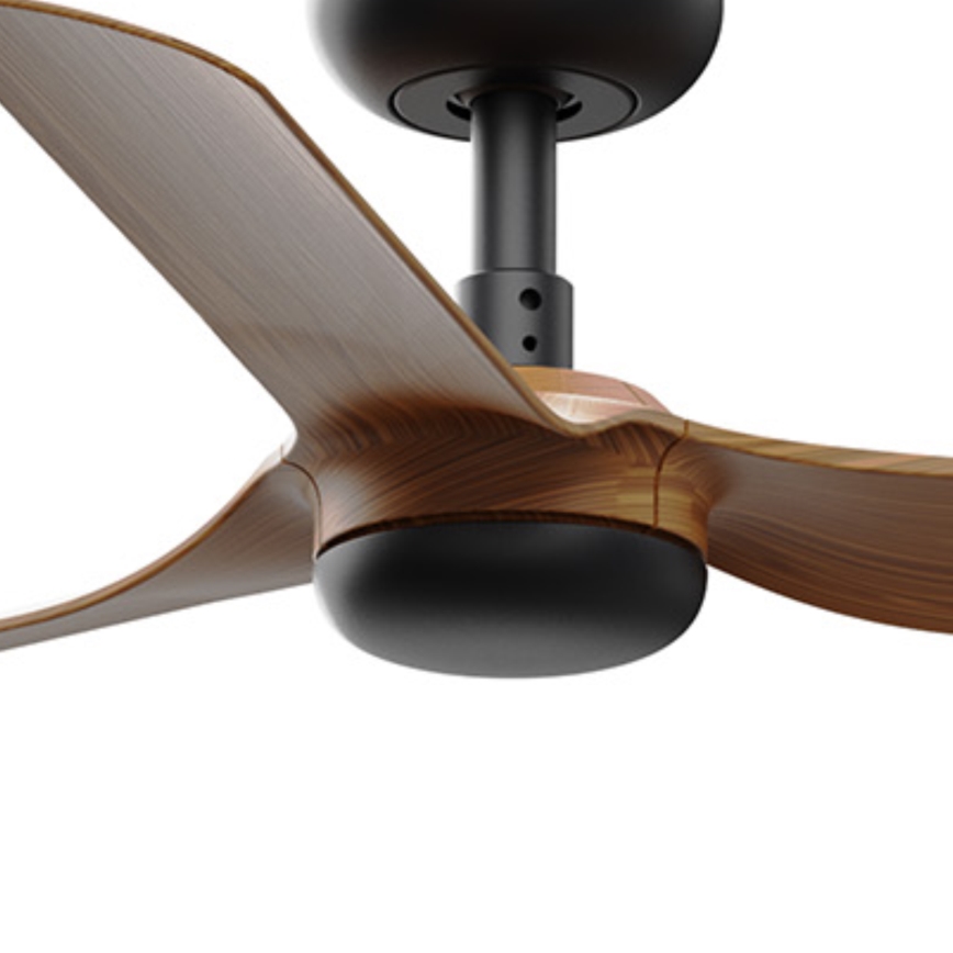 FARO 33823WP - Ventilatore da soffitto MINI PUNT S marrone/nero diametro 90 cm SMART + telecomando