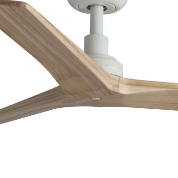 FARO 34281WP - Ventilatore da soffitto KLIM S legno/bianco diametro 92,5 cm + telecomando