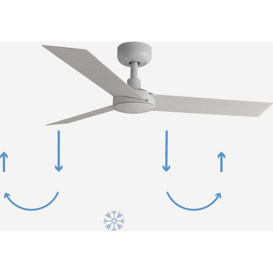 FARO 34288WP - Ventilatore da soffitto CRUISER S bianco diametro 106 cm SMART + telecomando