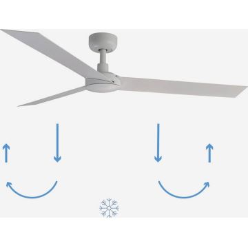 FARO 34290WP - Ventilatore da soffitto CRUISER L bianco diametro 132 cm SMART + telecomando