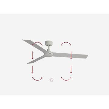 FARO 34292WP - Ventilatore da soffitto CRUISER XL bianco diametro 160 cm SMART + telecomando