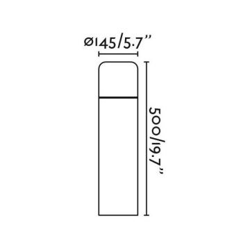 FARO 75604 - Lampada LED da esterno MUGA LED/9W/230V IP65