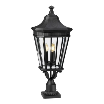 Feiss - Lampada da esterno COTSWOLD LANE 3xE14/60W/230V IP44 nero