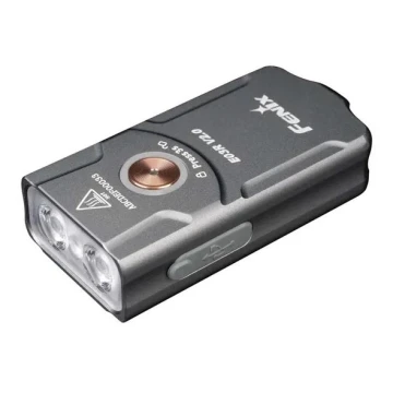 Fenix E03RV20GREY - Torcia ricaricabile LED/USB IP66 500 lm 30 ore