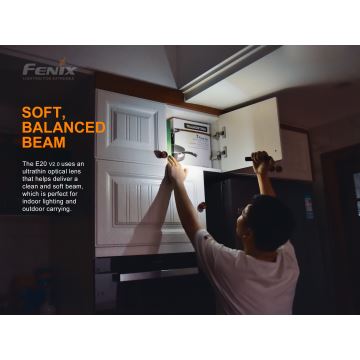 Fenix E20V20 - Torcia LED LED/2xAA IP68