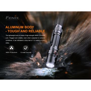 Fenix PD35V30 - Torcia LED ricaricabile LED/2xCR123A IP68