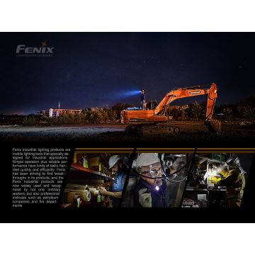 Fenix WT16R - Torcia LED ricaricabile 2xLED/USB IP66