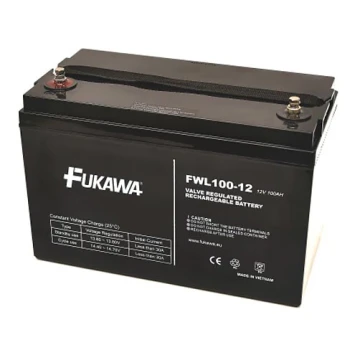 FUKAWA FWL 100-12 - Batteria al piombo 12V/100 Ah/závit M6