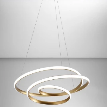 Gea Luce DIVA S P ORO - Lampadario a sospensione con filo LED dimmerabile DIVA LED/43W/230V oro