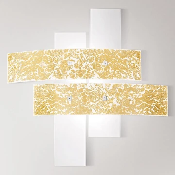 Gea Luce LARA P G oro - Plafoniera LARA 4xE27/52W/230V 91 cm oro