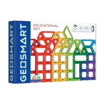 GeoSmart - Set di costruzioni magnetiche 100 pz