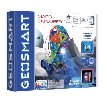 GeoSmart - Set di costruzioni magnetiche Mars Explorer 51 pz