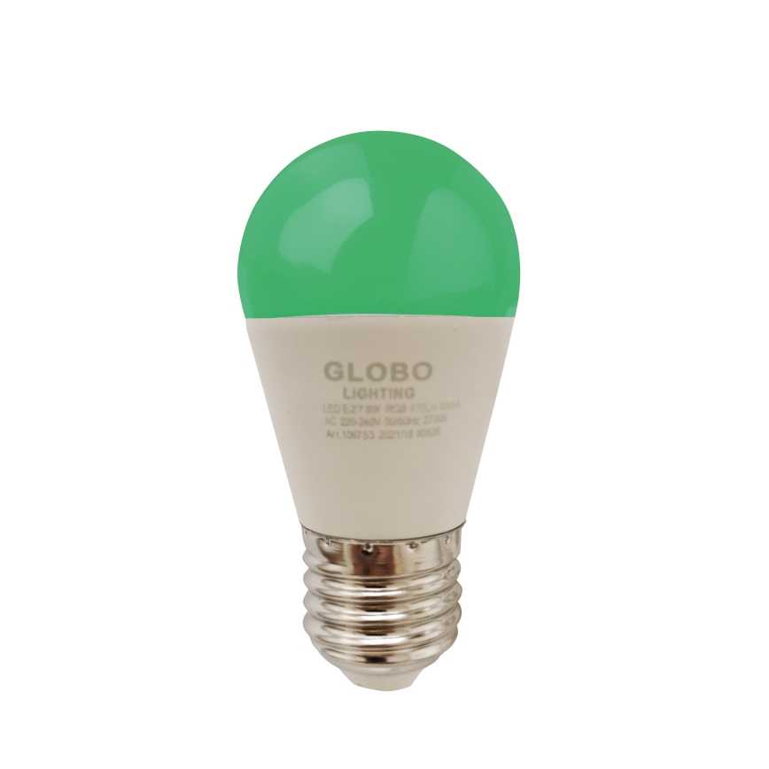 Globo - Lampadina LED RGBW dimmerabile E27/6W/230V 3000K + telecomando