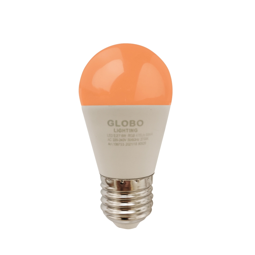 Globo - Lampadina LED RGBW dimmerabile E27/6W/230V 3000K + telecomando