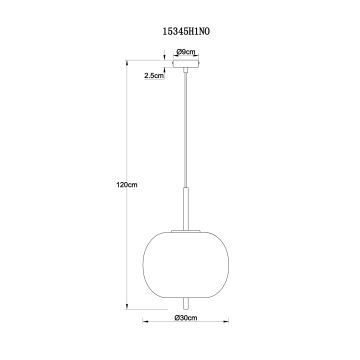 Globo - Lampadario a sospensione con filo 1xE14/40W/230V cromo