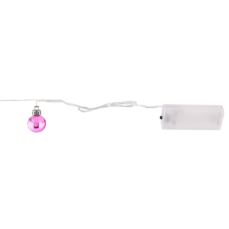 Globo - Catena natalizia LED 20xLED/2xAA 2,2m bianco caldo