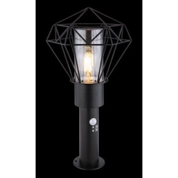 Globo - Lampada da esterno con sensore 1xE27/15W/230V IP44