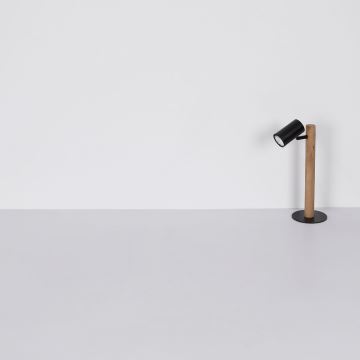 Globo - Lampada da tavolo 1xGU10/5W/230V legno/metallo