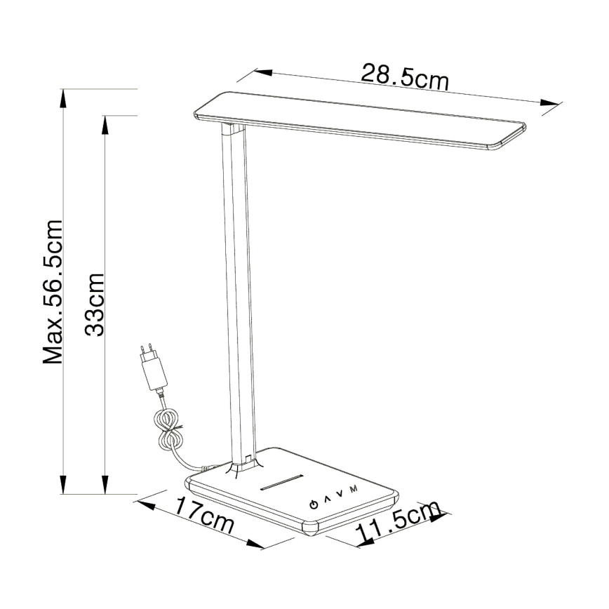 Globo 58400S - Lampada da tavolo LED dimmerabile BULLA LED/5W/230V