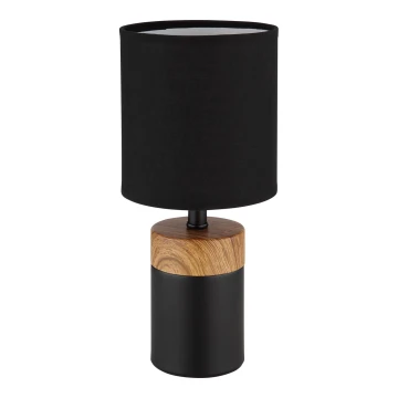 Globo - Lampada da tavolo 1xE14/40W/230V nero/legno
