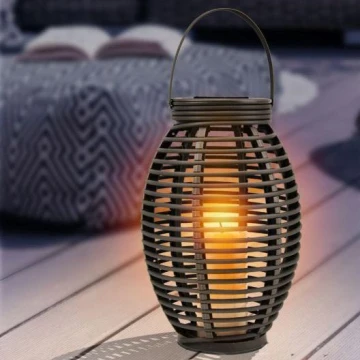 Globo - Lampada solare LED LED/0,06W/3,2V IP44 rattan