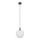 Globo - Lampadario a sospensione con filo 1xE27/60W/230V bianco/marrone