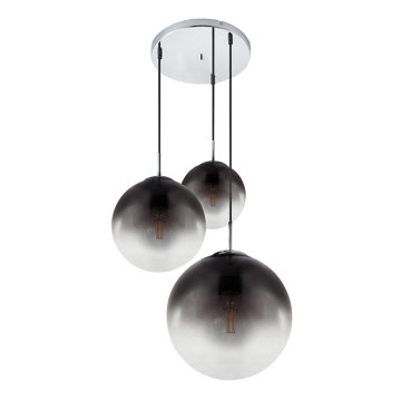 Globo - Lampadario a sospensione con filo 3xE27/40W/230V diametro 51 cm