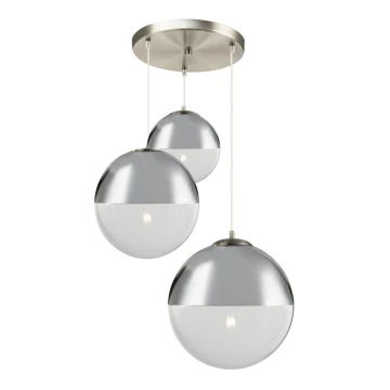 Globo - Lampadario a sospensione con filo 3xE27/40W/230V