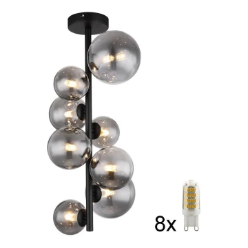 Globo - Lampadario a sospensione con supporto rigido LED 8xG9/3W/230V