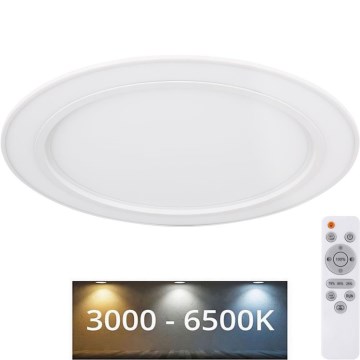 Globo - Plafoniera dimmerabile RGBW LED/45W/230V + LED/20W/230V 3000-6500K + telecomando