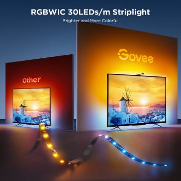 Govee - Backlight 3S Netflix TV 55-65" SMART LED retroilluminazione RGBICW Wi-Fi + telecomando