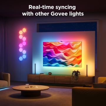 Govee - Backlight 3S Netflix TV 55-65" SMART LED retroilluminazione RGBICW Wi-Fi + telecomando