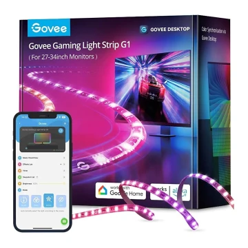 Govee - Dreamview G1 Smart LED RGBIC monitor illuminazione 27-34" Wi-Fi